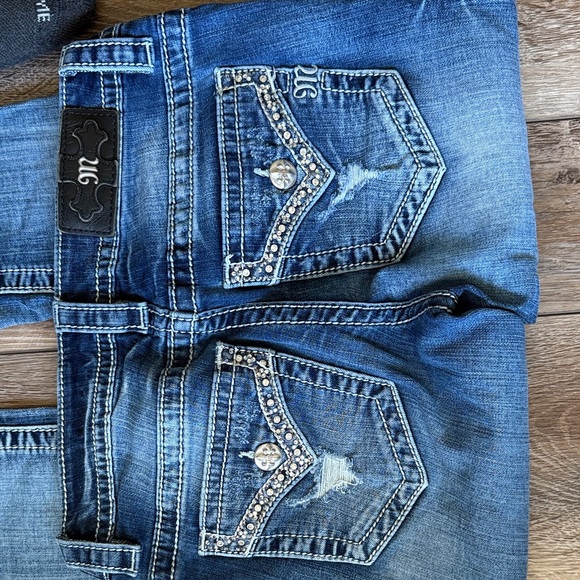 Miss Me Distressed Denim Skinny Jeans - Picture 4 of 4